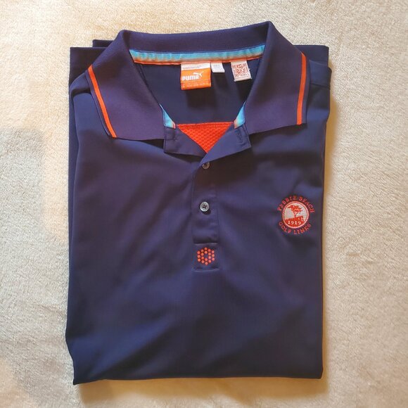 Puma Men’s Cool Cell Pebble Beach Golf Polo XL - Picture 3 of 11
